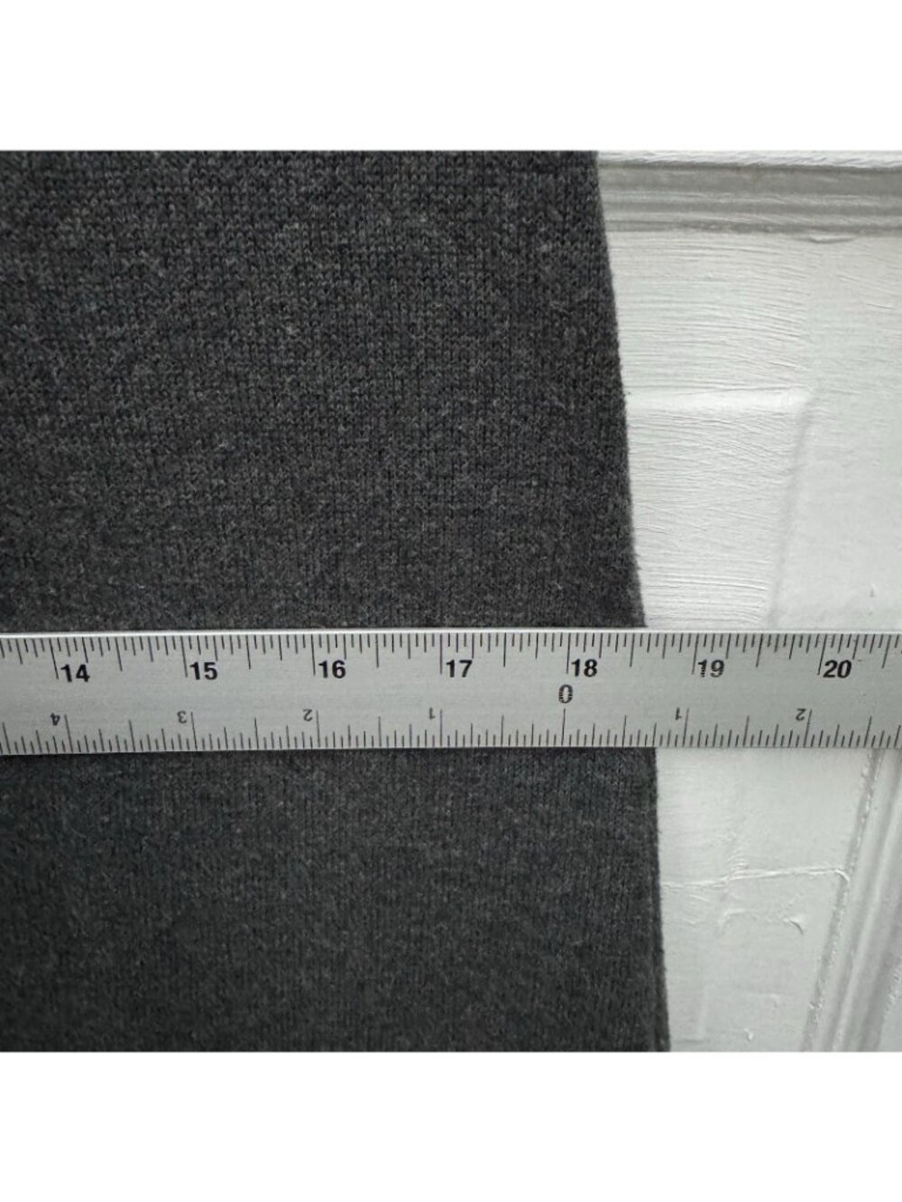 prAna Yarrah Sweater Dress M Gray 100% Organic Cotton Knit Keyhole - Picture 11 of 14